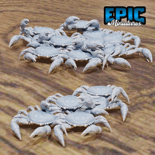 Crab Swarm #4844-#4845 by Epic Miniatures | 28mm Scale D&D Tabletop Miniature