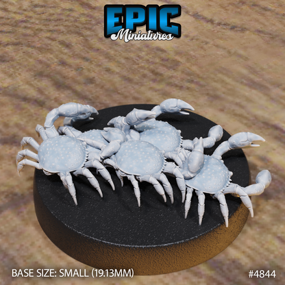 Crab Swarm #4844-#4845 by Epic Miniatures | 28mm Scale D&D Tabletop Miniature