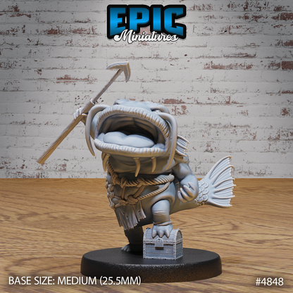 Catfish Folk #4846-#4848 by Epic Miniatures | 28mm Scale D&D Tabletop Miniature