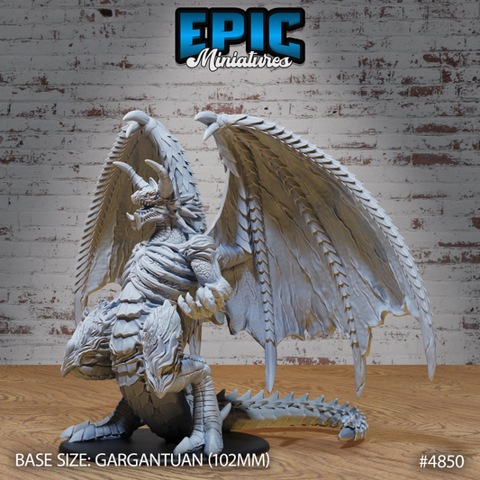 Inferno Dragon (#4850) Gargantuan Model by Epic Miniatures | D&D Tabletop Miniature