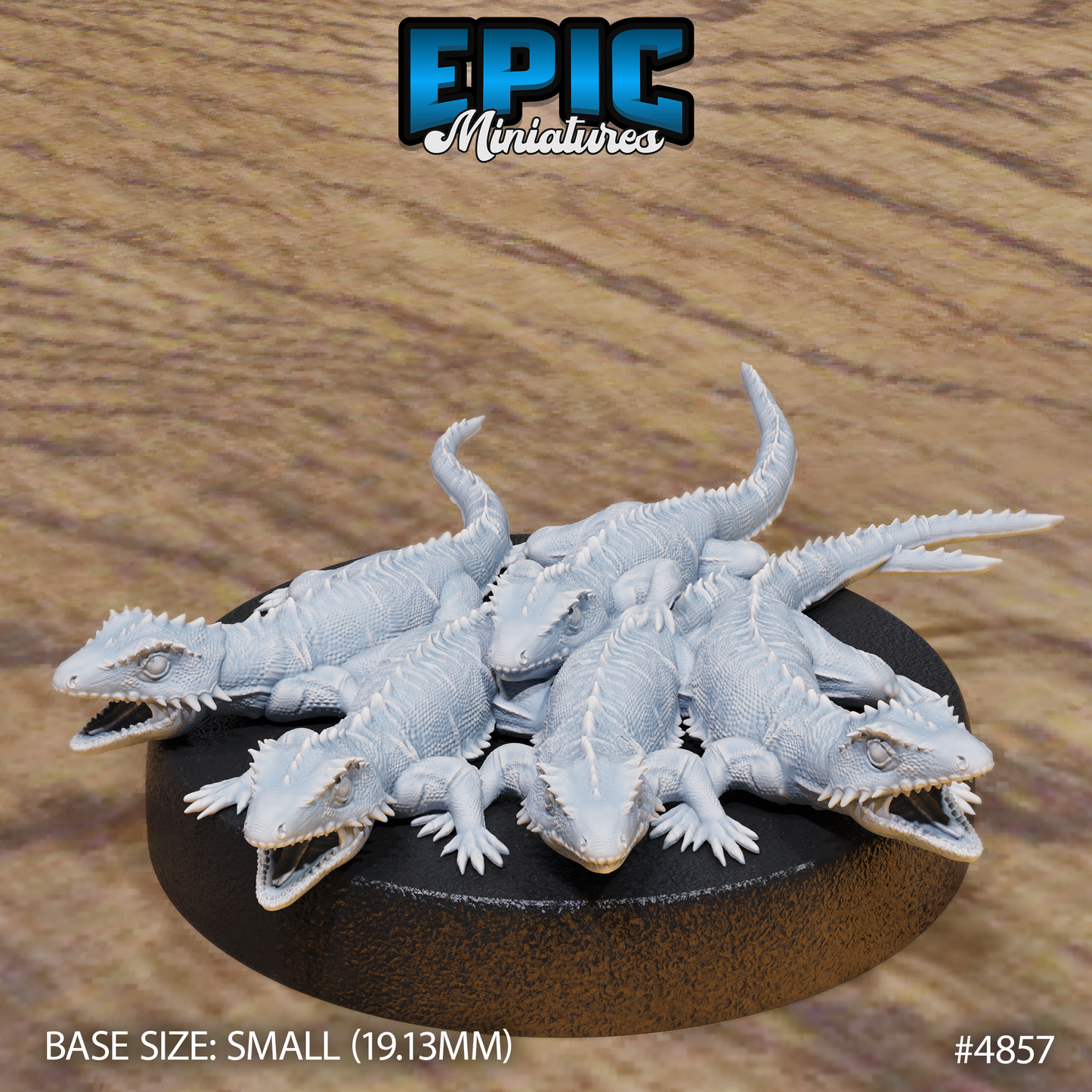 Lizard Swarm Set (#4857-#4858) by Epic Miniatures | D&D Tabletop Miniatures