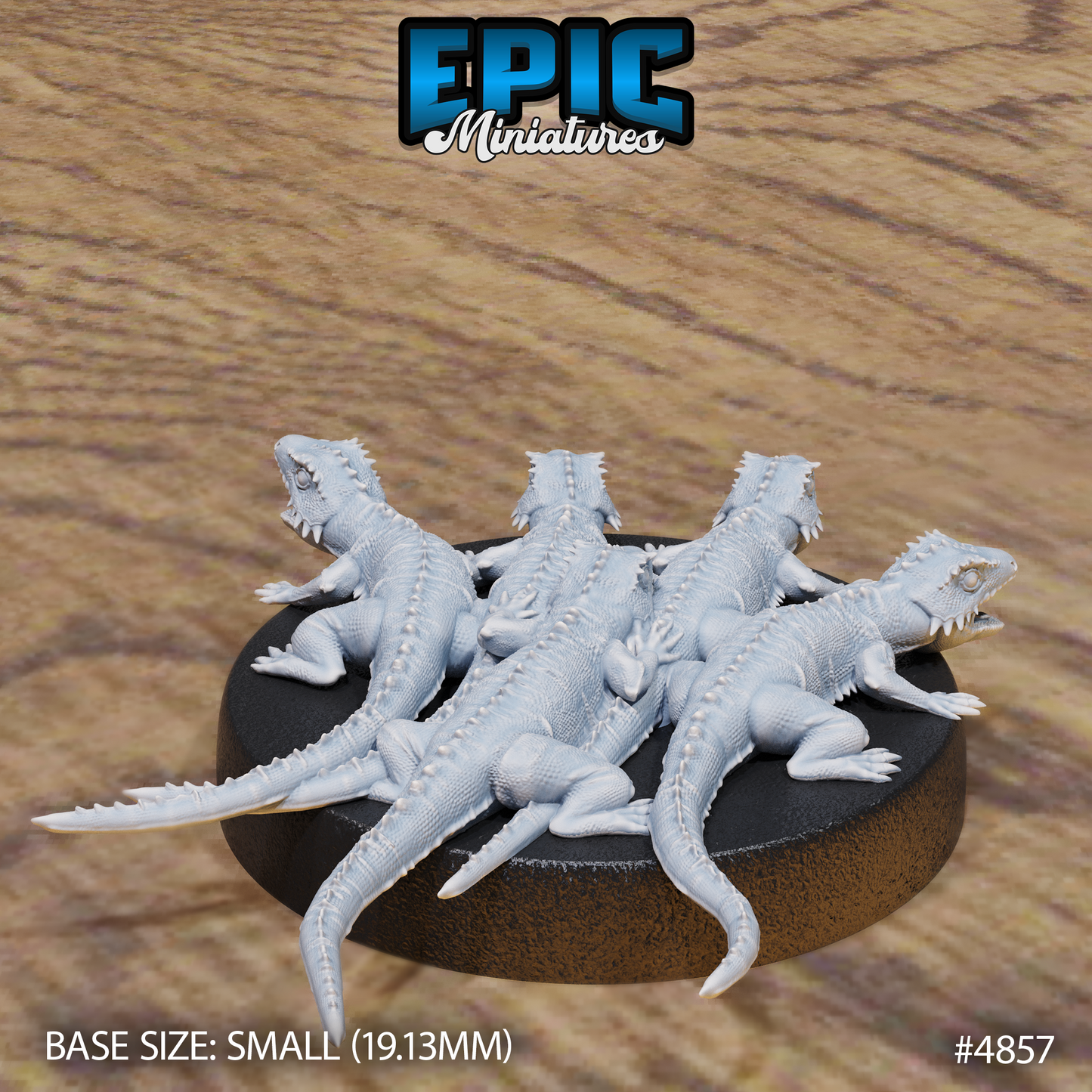 Lizard Swarm Set (#4857-#4858) by Epic Miniatures | D&D Tabletop Miniatures