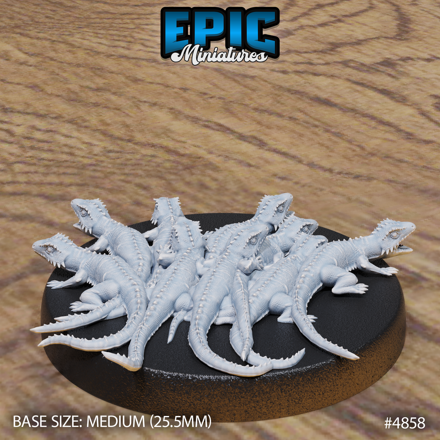 Lizard Swarm Set (#4857-#4858) by Epic Miniatures | D&D Tabletop Miniatures