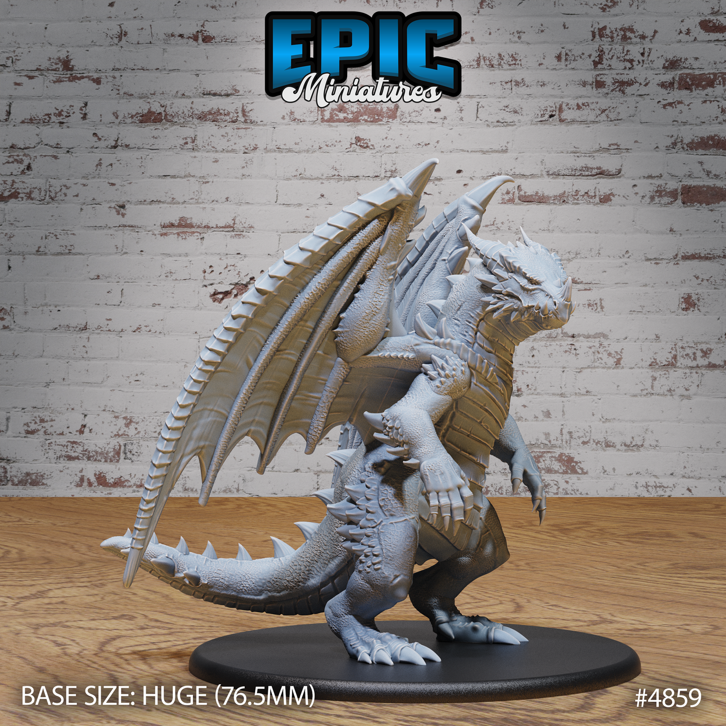 Bipedal Dragon Set (#4859-#4862) by Epic Miniatures | D&D Tabletop Miniatures