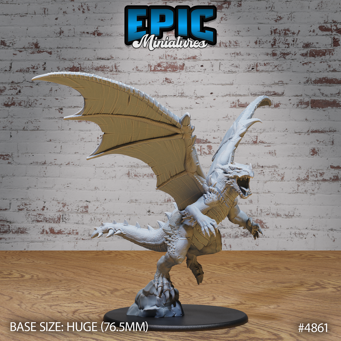 Bipedal Dragon Set (#4859-#4862) by Epic Miniatures | D&D Tabletop Miniatures