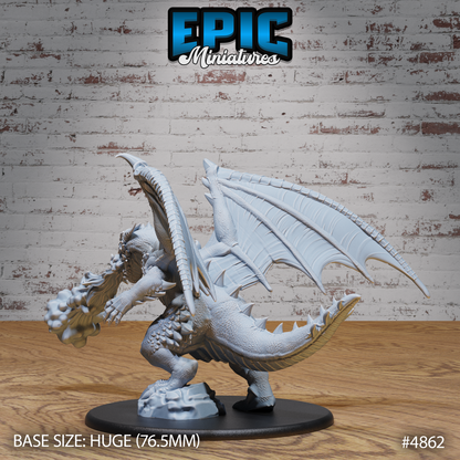 Bipedal Dragon Set (#4859-#4862) by Epic Miniatures | D&D Tabletop Miniatures