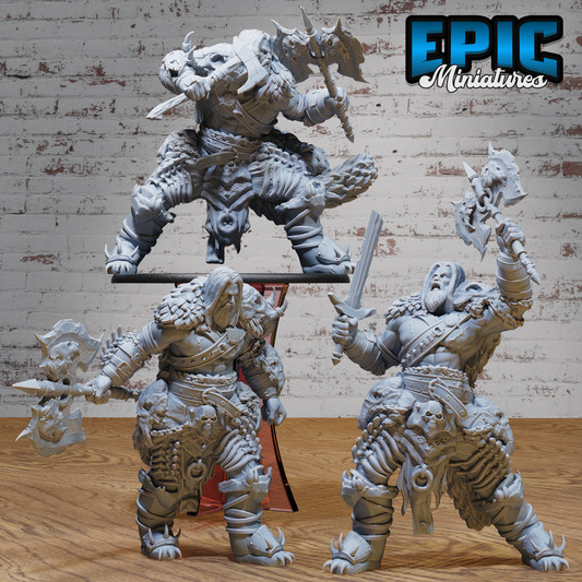 Giant Dragon Hunter Set (#4863-#4865) by Epic Miniatures | D&D Tabletop Miniatures