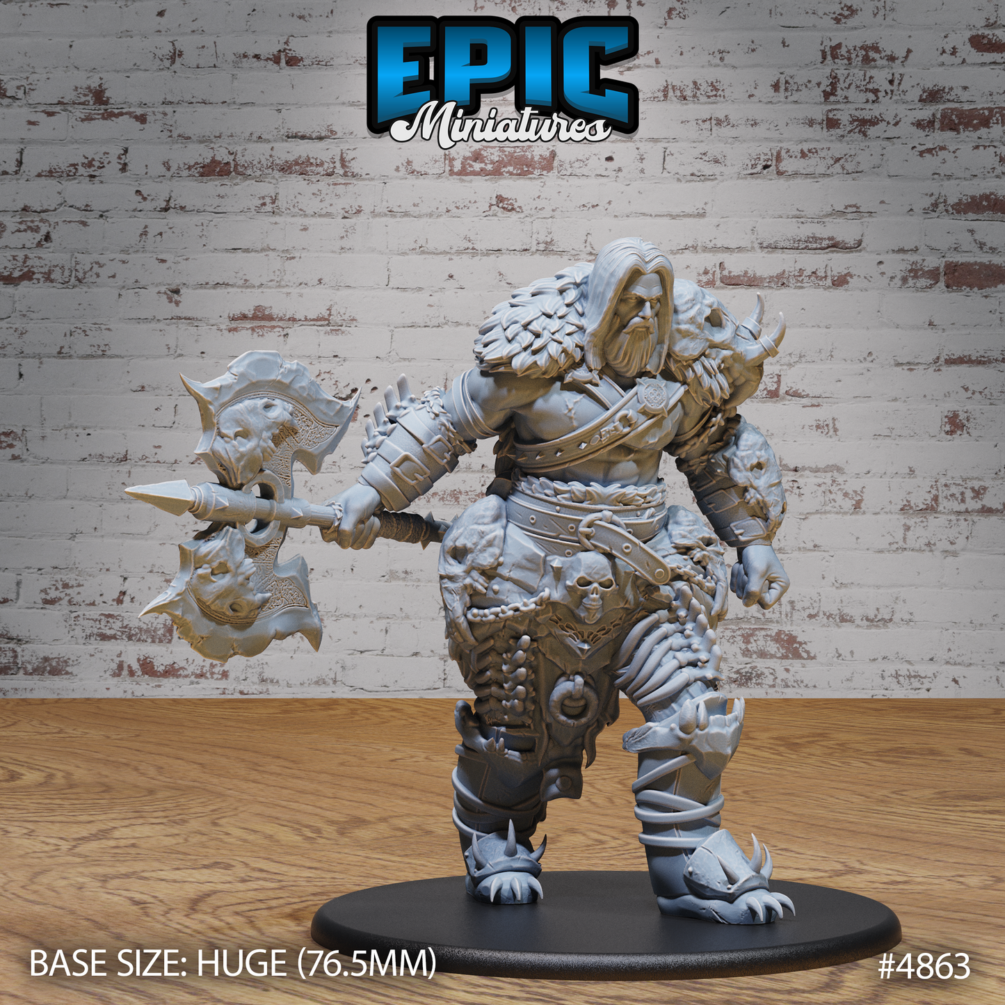 Giant Dragon Hunter Set (#4863-#4865) by Epic Miniatures | D&D Tabletop Miniatures