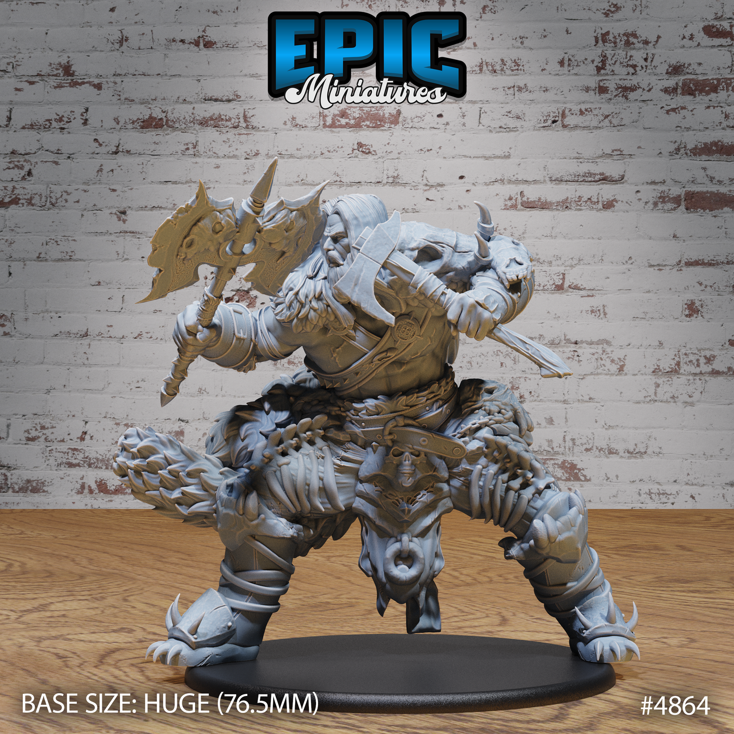 Giant Dragon Hunter Set (#4863-#4865) by Epic Miniatures | D&D Tabletop Miniatures