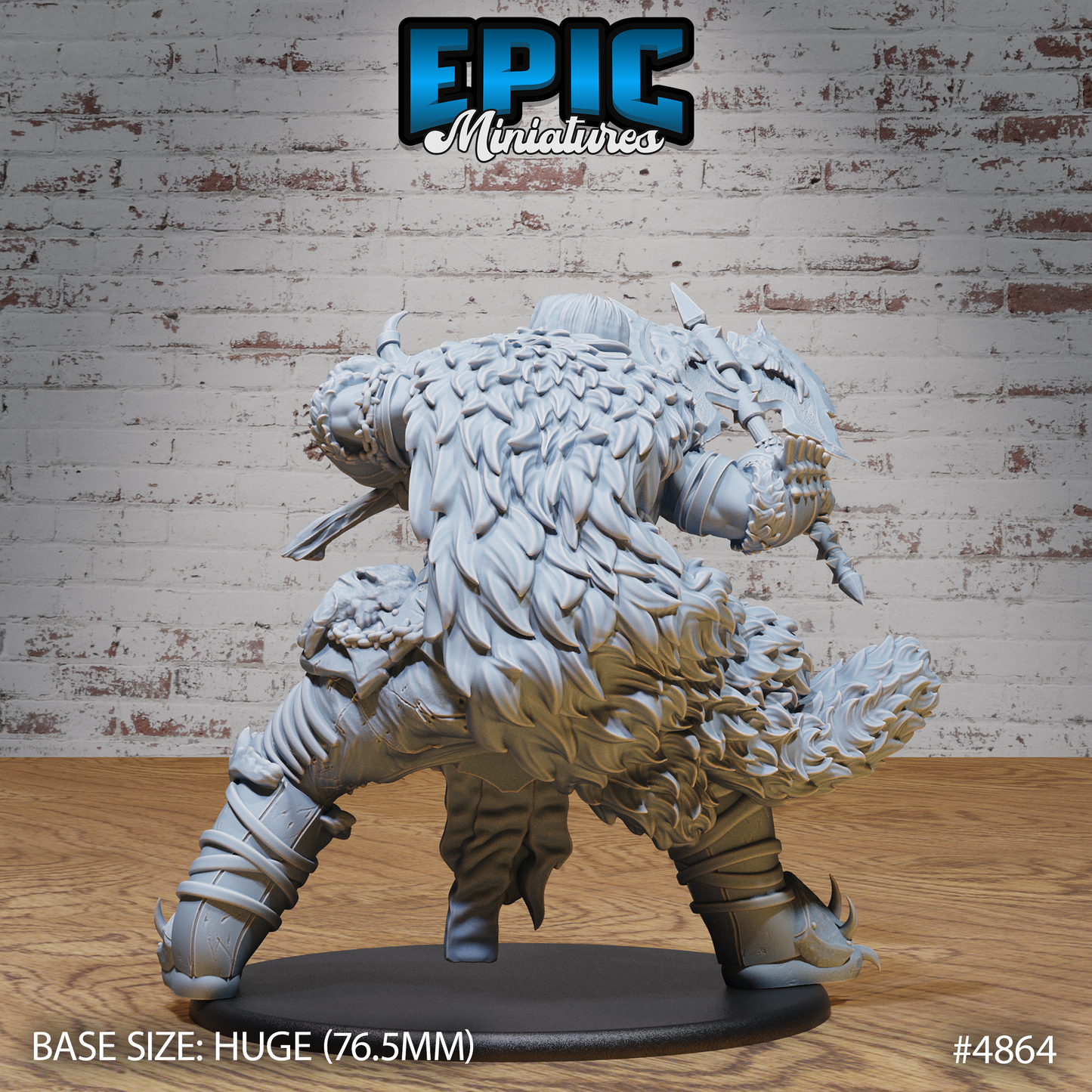 Giant Dragon Hunter Set (#4863-#4865) by Epic Miniatures | D&D Tabletop Miniatures