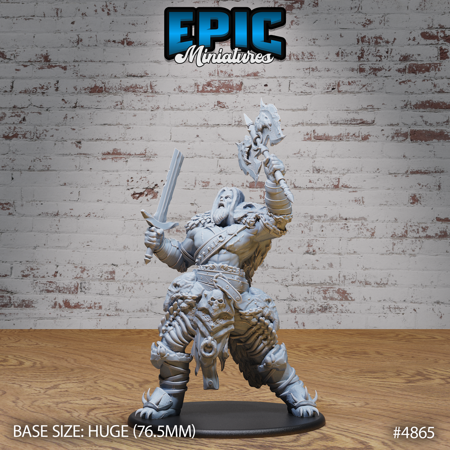 Giant Dragon Hunter Set (#4863-#4865) by Epic Miniatures | D&D Tabletop Miniatures