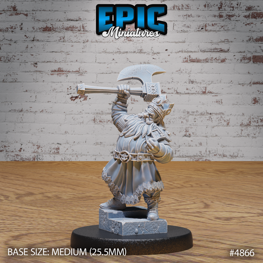 Dwarf King Set (#4866-#4868) by Epic Miniatures | D&D Tabletop Miniatures