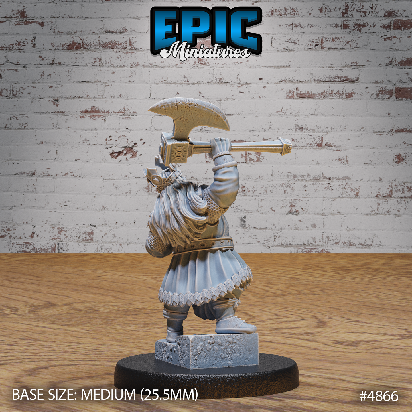 Dwarf King Set (#4866-#4868) by Epic Miniatures | D&D Tabletop Miniatures