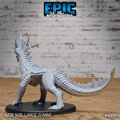 Guard Drake Silver Miniature #4869-#4871 | Epic Miniatures | D&D Tabletop RPG