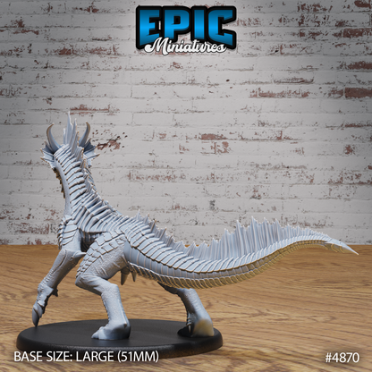 Guard Drake Silver Miniature #4869-#4871 | Epic Miniatures | D&D Tabletop RPG