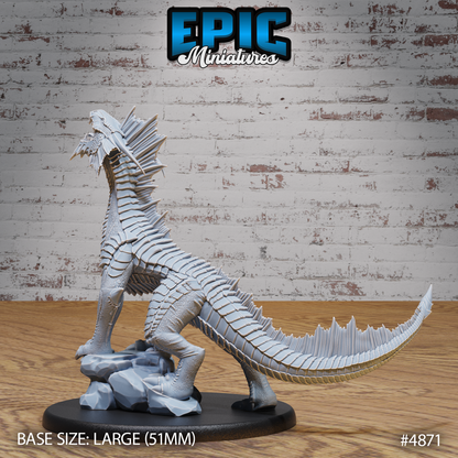 Guard Drake Silver Miniature #4869-#4871 | Epic Miniatures | D&D Tabletop RPG