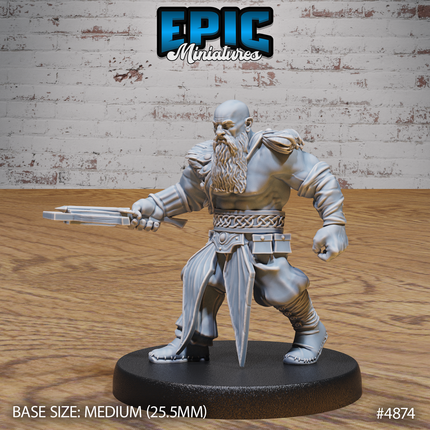 Dwarf Raider Miniature #4872-#4874 | Epic Miniatures | D&D Tabletop RPG