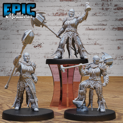 Bald Dwarf #4875-#4877 by Epic Miniatures | D&D Tabletop Miniatures