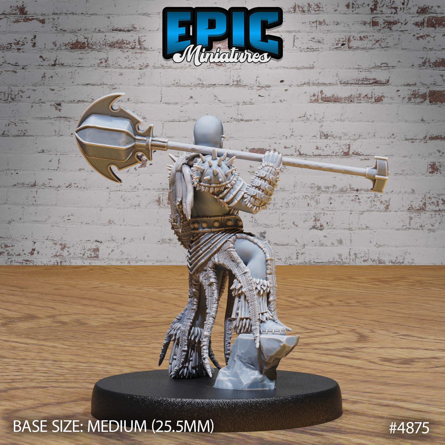 Bald Dwarf #4875-#4877 by Epic Miniatures | D&D Tabletop Miniatures