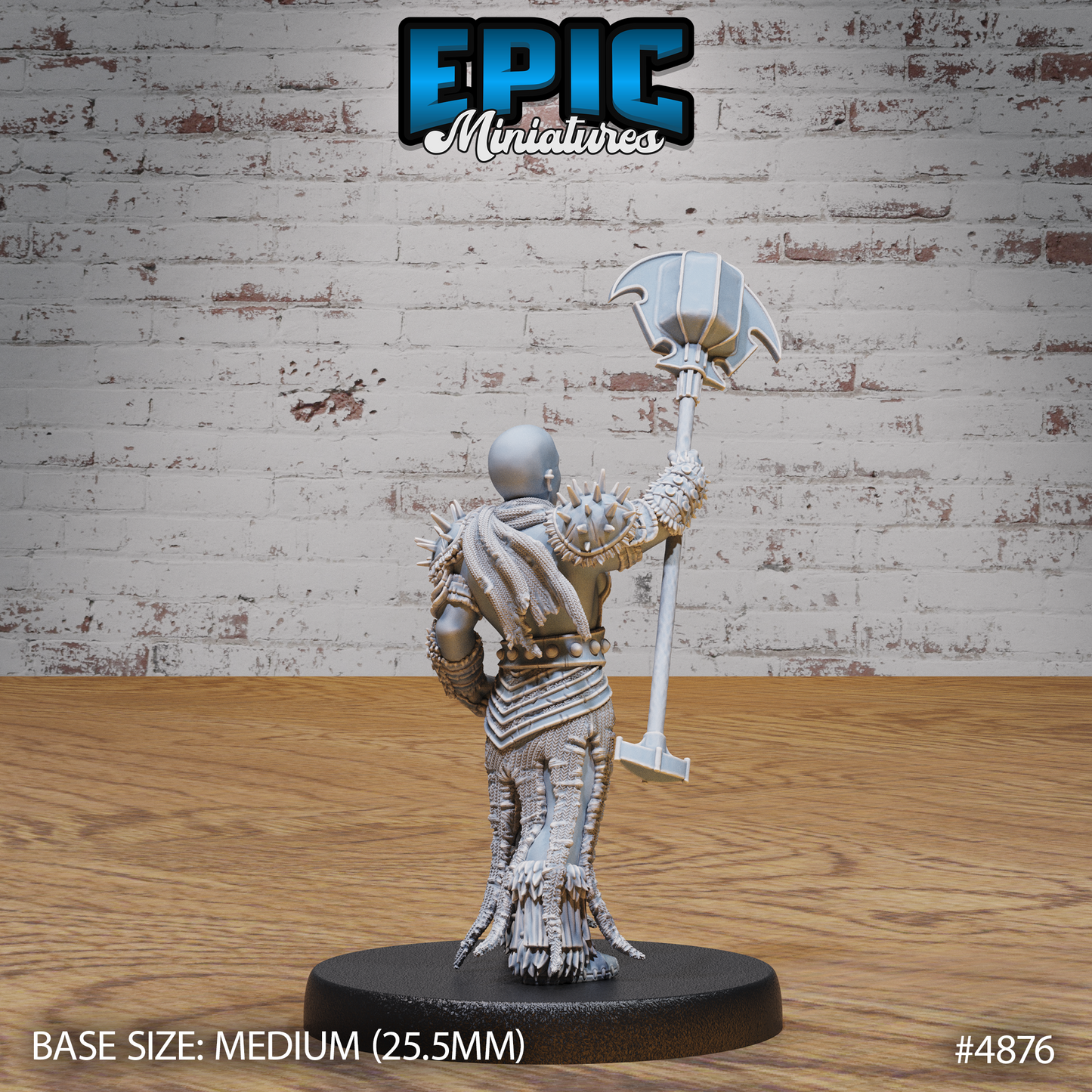 Bald Dwarf #4875-#4877 by Epic Miniatures | D&D Tabletop Miniatures