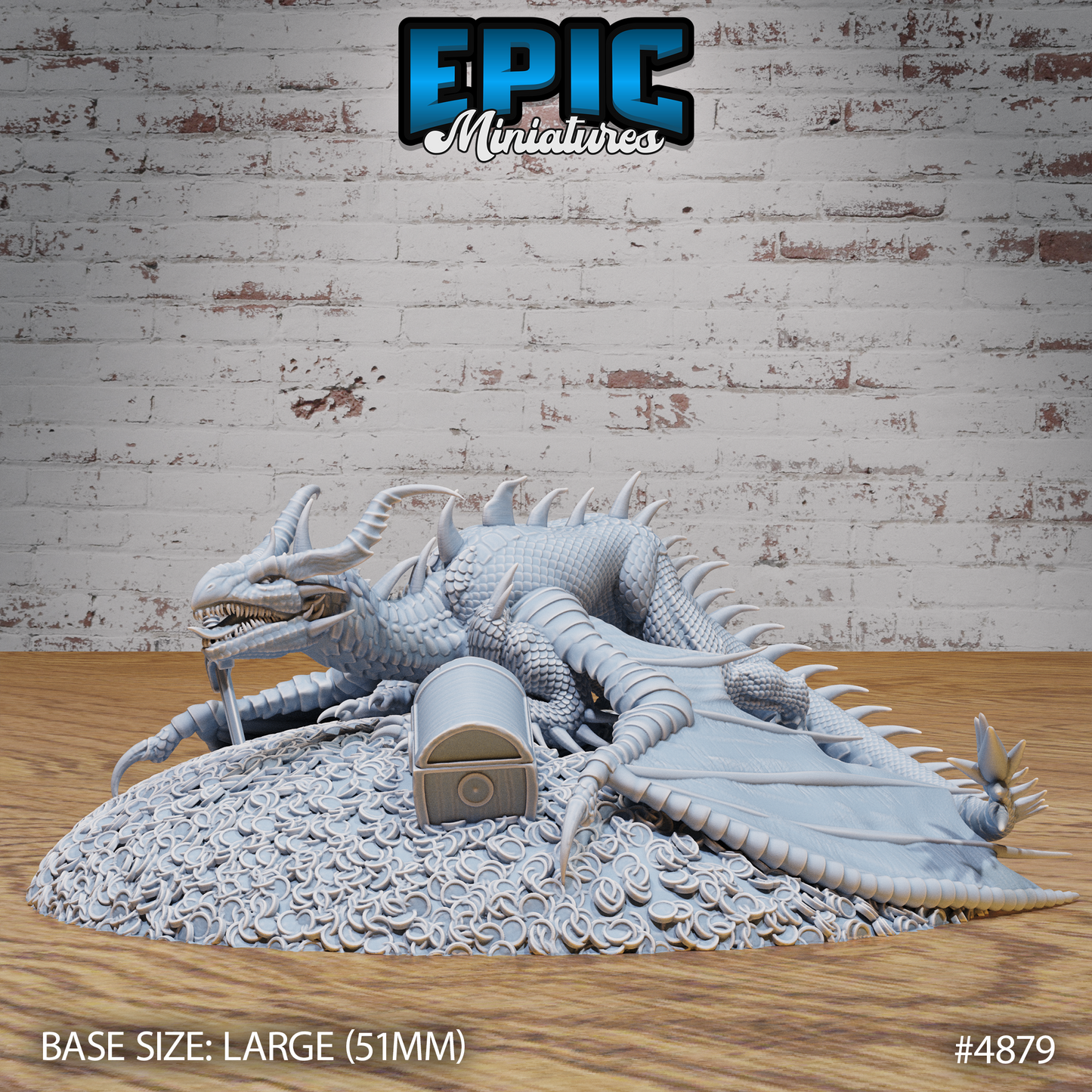 Classic Dragon #4878-#4880 by Epic Miniatures| D&D Tabletop Miniatures