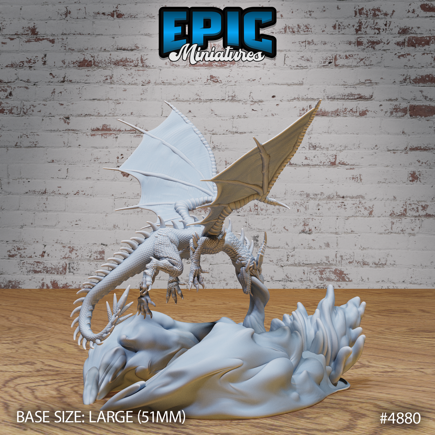 Classic Dragon #4878-#4880 by Epic Miniatures| D&D Tabletop Miniatures