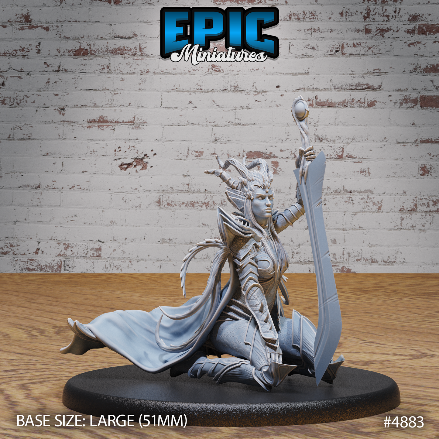 Queen Tiamat Avatar #4881-#4883 by Epic Miniatures | D&D Tabletop Miniatures