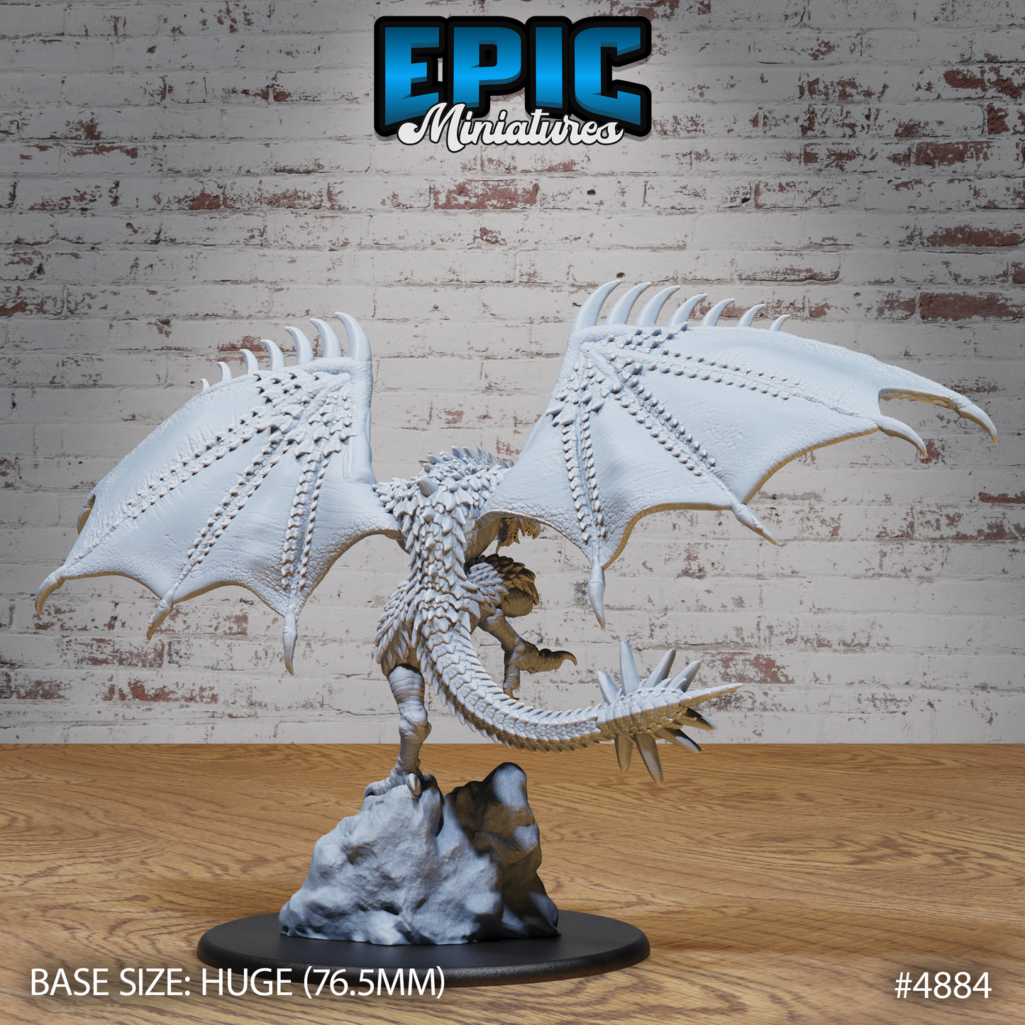 Demise Wyvern #4884-#4886 by Epic Miniatures | D&D Tabletop Miniatures