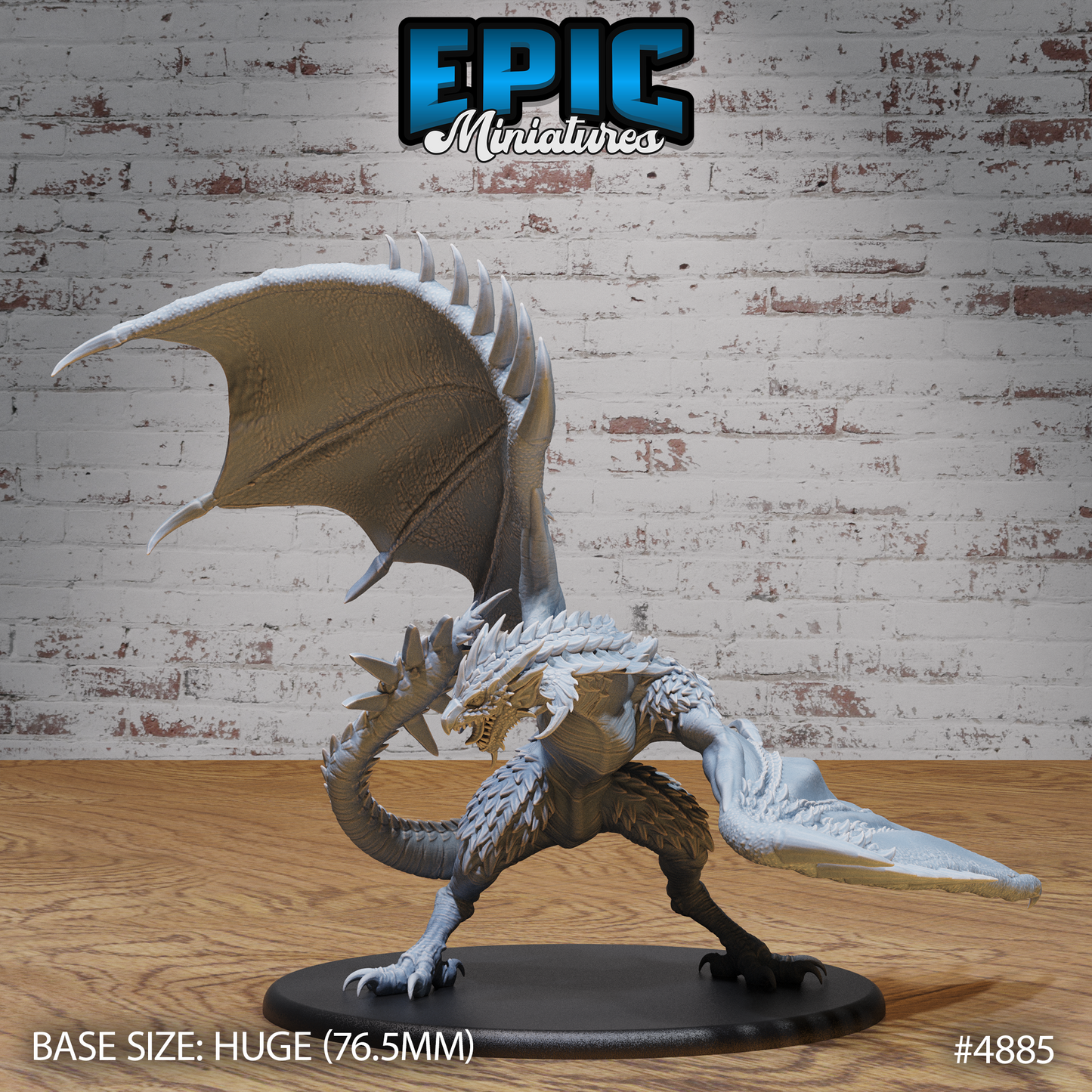 Demise Wyvern #4884-#4886 by Epic Miniatures | D&D Tabletop Miniatures