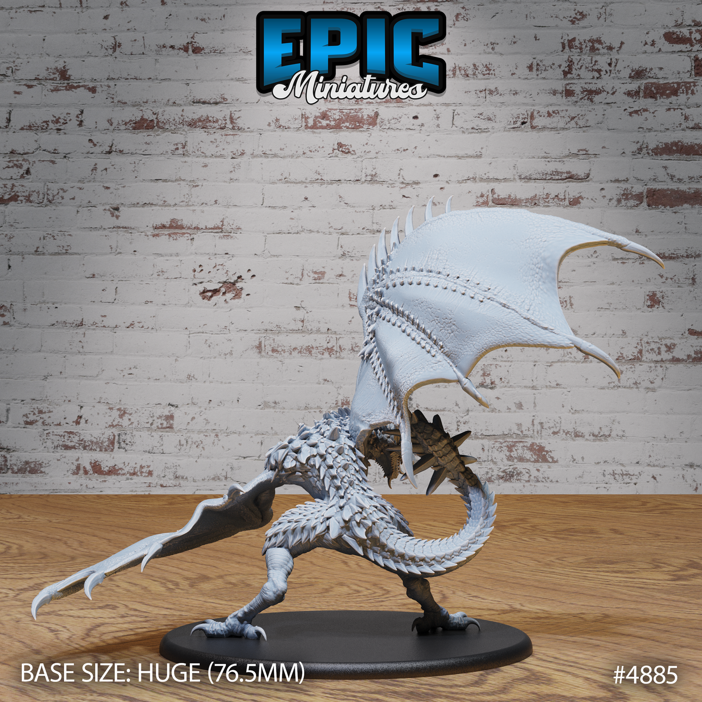 Demise Wyvern #4884-#4886 by Epic Miniatures | D&D Tabletop Miniatures