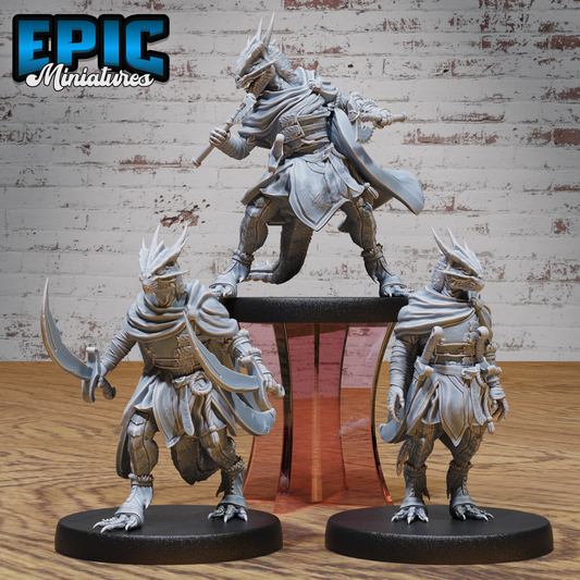 Half-Dragon Adventurer #4887-#4889 by Epic Miniatures | D&D Tabletop Miniatures