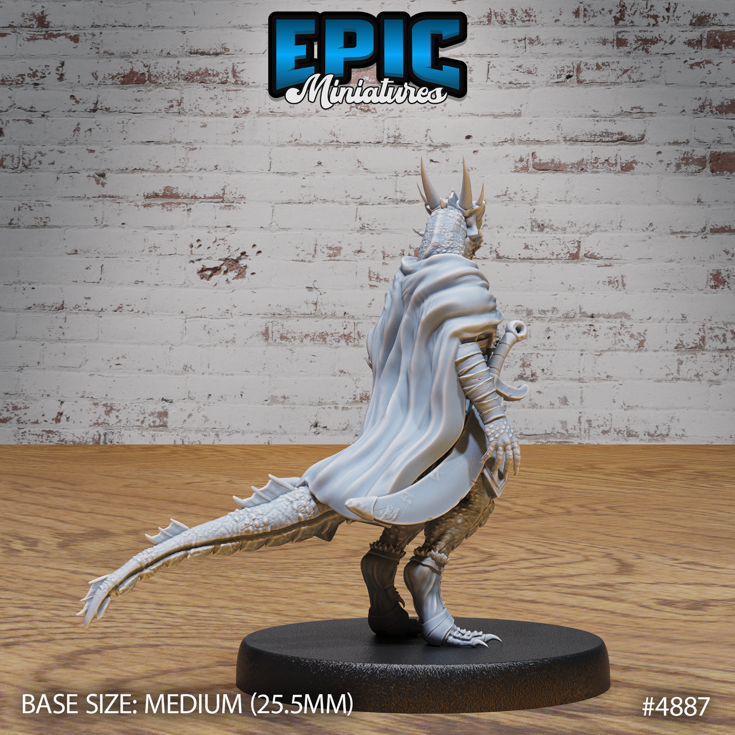 Half-Dragon Adventurer #4887-#4889 by Epic Miniatures | D&D Tabletop Miniatures