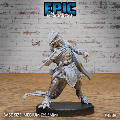 Half-Dragon Adventurer #4887-#4889 by Epic Miniatures | D&D Tabletop Miniatures