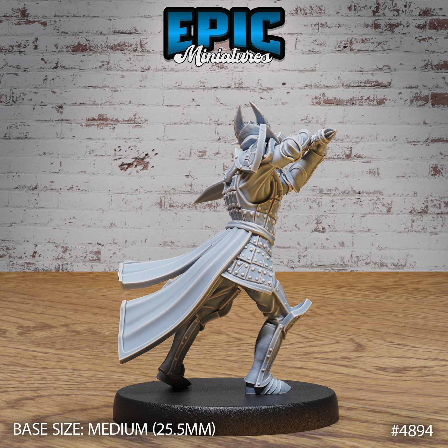 Platinum Paladin #4893-#4895 by Epic Miniatures | D&D Tabletop Miniatures