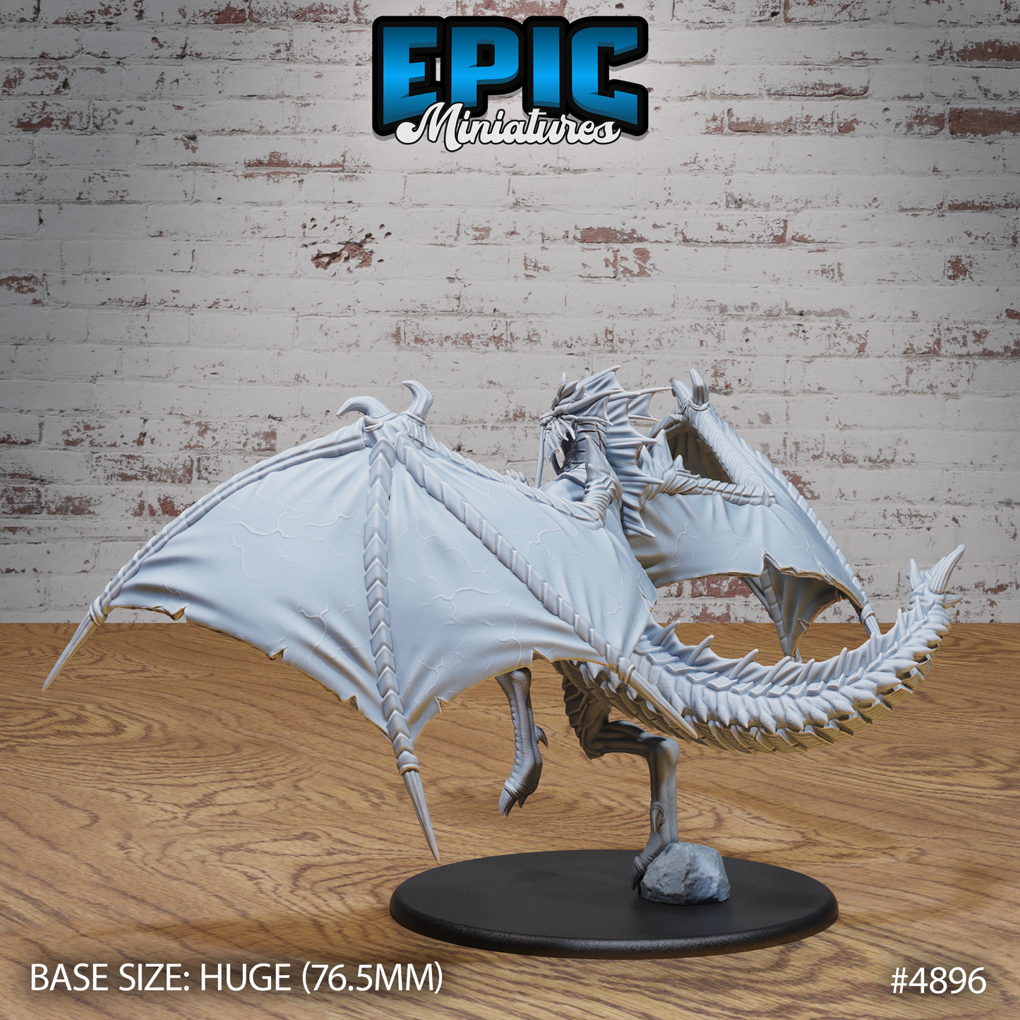 Platinum Dragon #4896-#4898 by Epic Miniatures | D&D Tabletop Miniatures