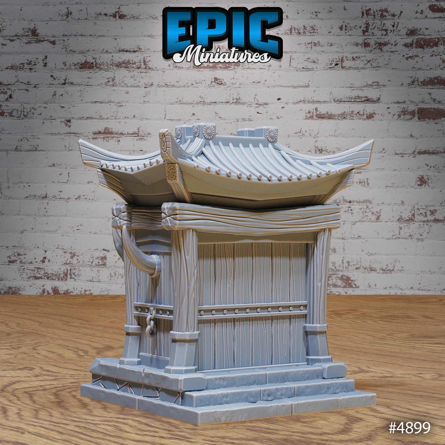 Eastern Temple Terrain Scatter Full Set of 35 Models | Legends of the East | Epic Miniatures | D&D Tabletop Miniature