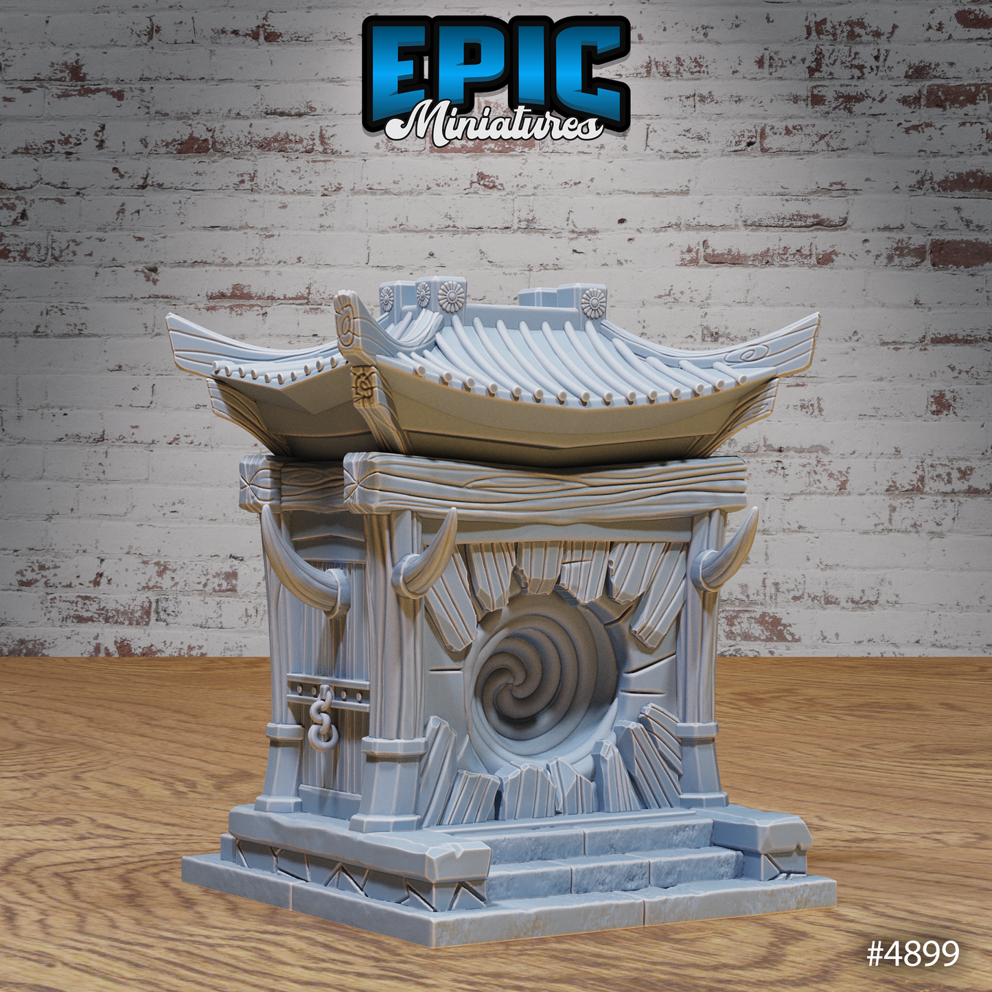 Eastern Temple Terrain Scatter Full Set of 35 Models | Legends of the East | Epic Miniatures | D&D Tabletop Miniature