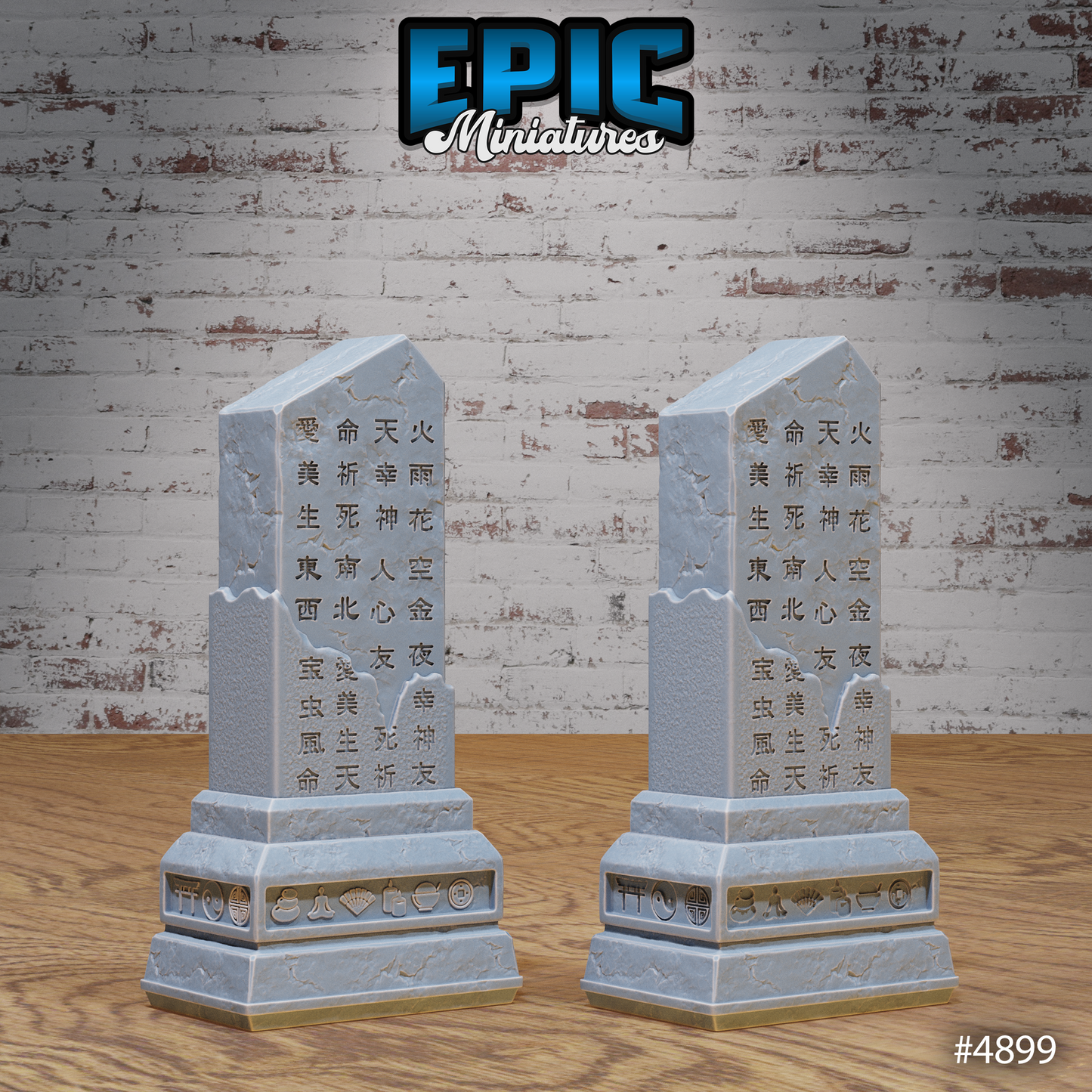 Eastern Temple Terrain Scatter Full Set of 35 Models | Legends of the East | Epic Miniatures | D&D Tabletop Miniature