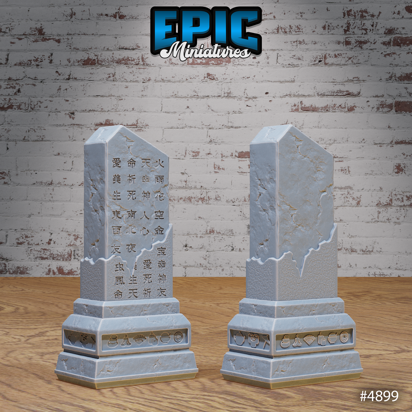 Eastern Temple Terrain Scatter Full Set of 35 Models | Legends of the East | Epic Miniatures | D&D Tabletop Miniature