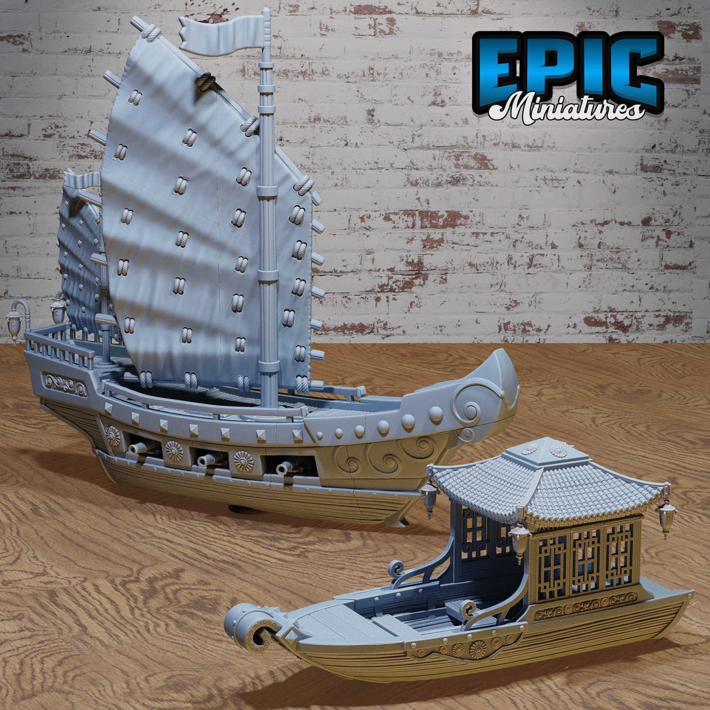 Eastern Boats | Legends of the East | Epic Miniatures | D&D Tabletop Miniature