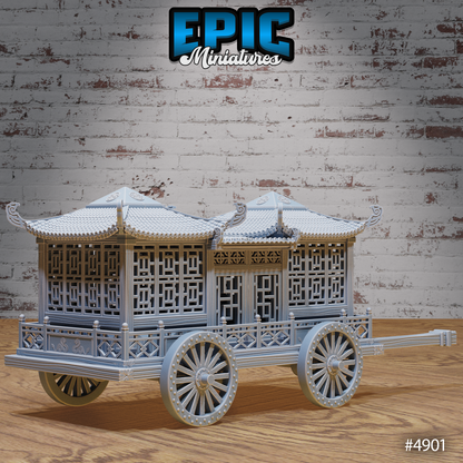 Noble Carriage | Legends of the East Collection | Epic Miniatures | D&D Tabletop Accessory