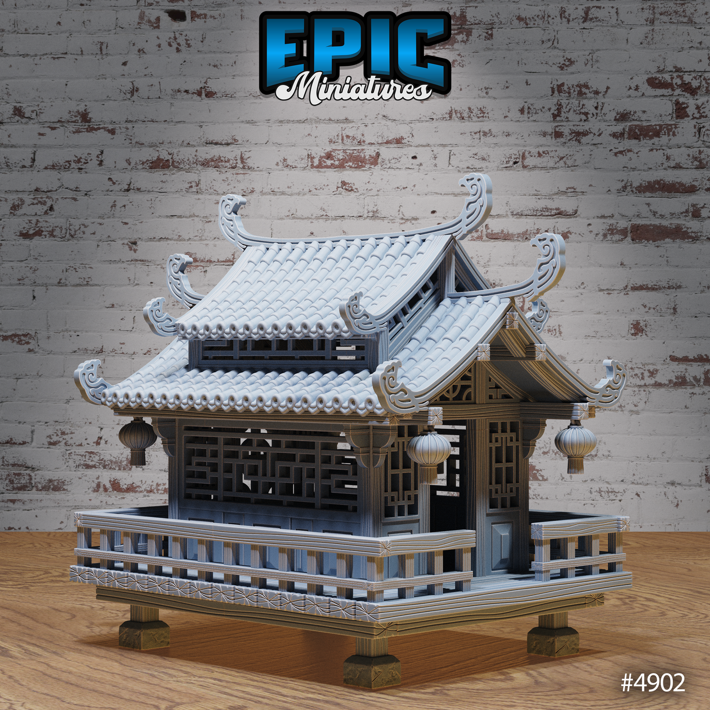 Village Houses | Legends of the East Collection | Epic Miniatures | D&D Tabletop Miniature