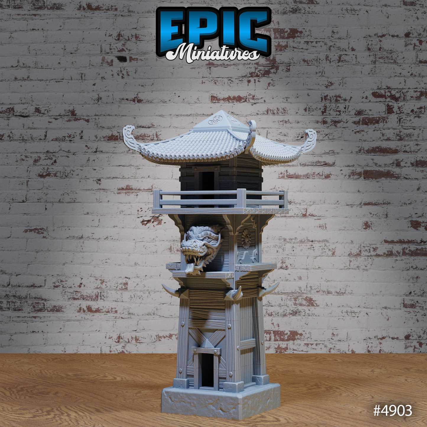 Dragon Watch Tower | Legends of the East Collection | Epic Miniatures | D&D Tabletop Terrain