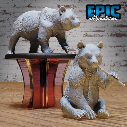 Adorable Panda Bear Miniatures (#4904-#4905) | Epic Miniatures | Perfect for D&D & Tabletop Games