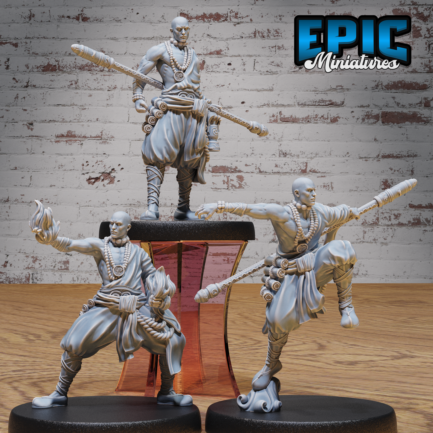 Shaolin Monks (#4906-#4908) | Epic Miniatures | D&D & Tabletop Miniatures