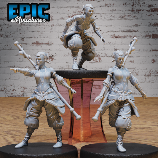 Female Monk Adventurer (#4909-#4911) | Epic Miniatures | D&D & Tabletop Miniatures