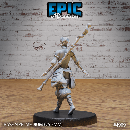 Female Monk Adventurer (#4909-#4911) | Epic Miniatures | D&D & Tabletop Miniatures