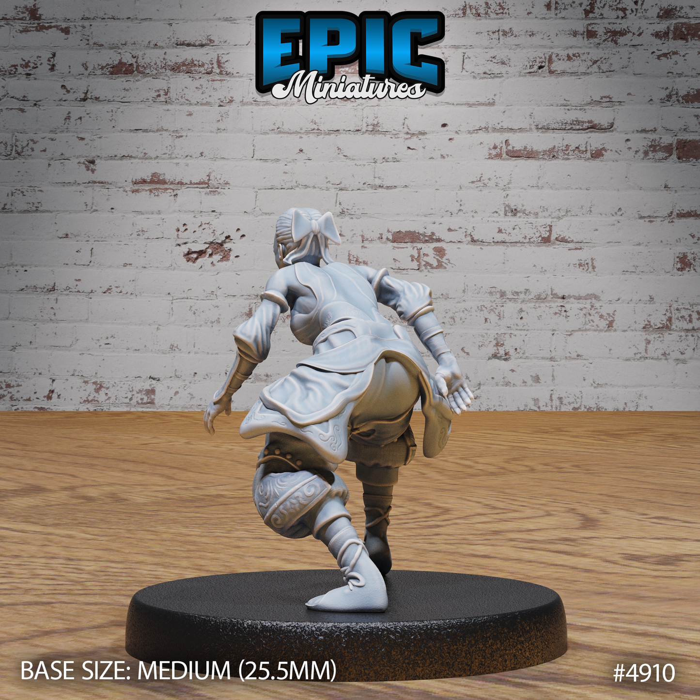 Female Monk Adventurer (#4909-#4911) | Epic Miniatures | D&D & Tabletop Miniatures