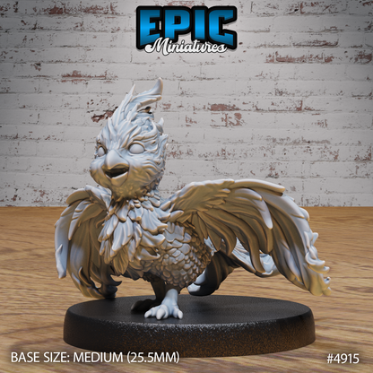 Phoenix Hatchling #4915-#4917 | Epic Miniatures | D&D Tabletop Miniature | Mystical Creature for Roleplaying and Wargaming