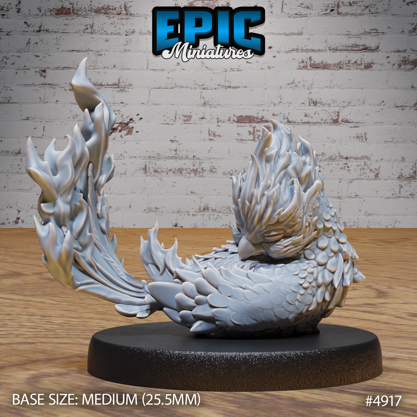 Phoenix Hatchling #4915-#4917 | Epic Miniatures | D&D Tabletop Miniature | Mystical Creature for Roleplaying and Wargaming